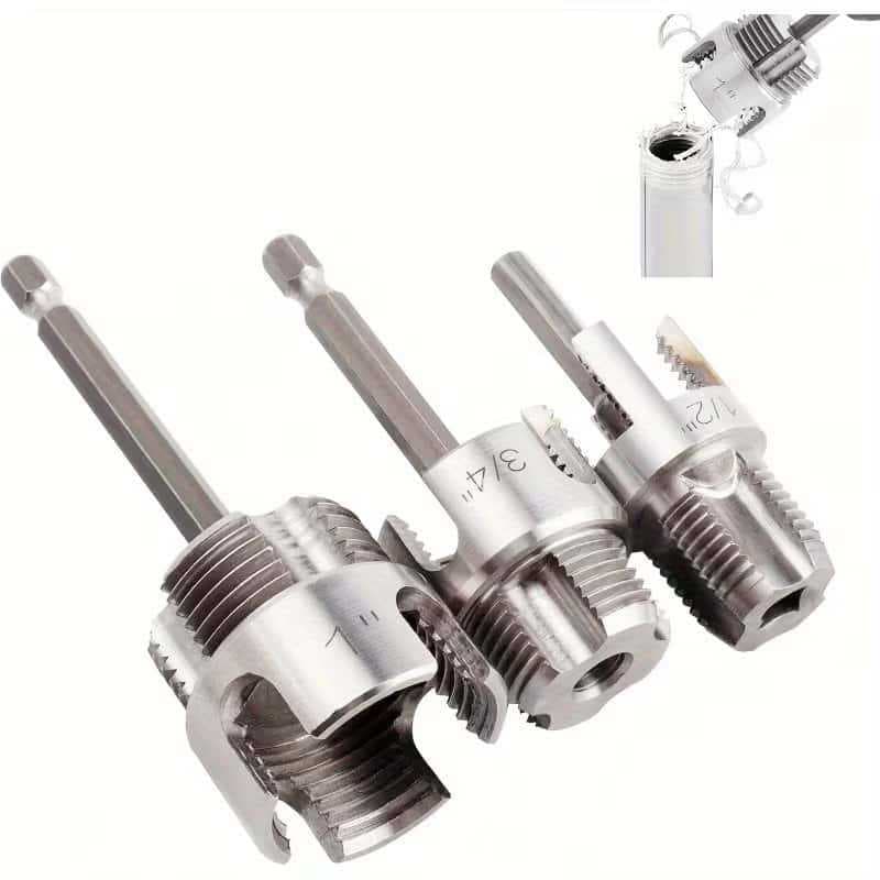 Pipe Threader for PPR Pipes, 1/2 Inch and 3/4 Inch Internal and External Thread Tool, PVC Pipe Threading Tool