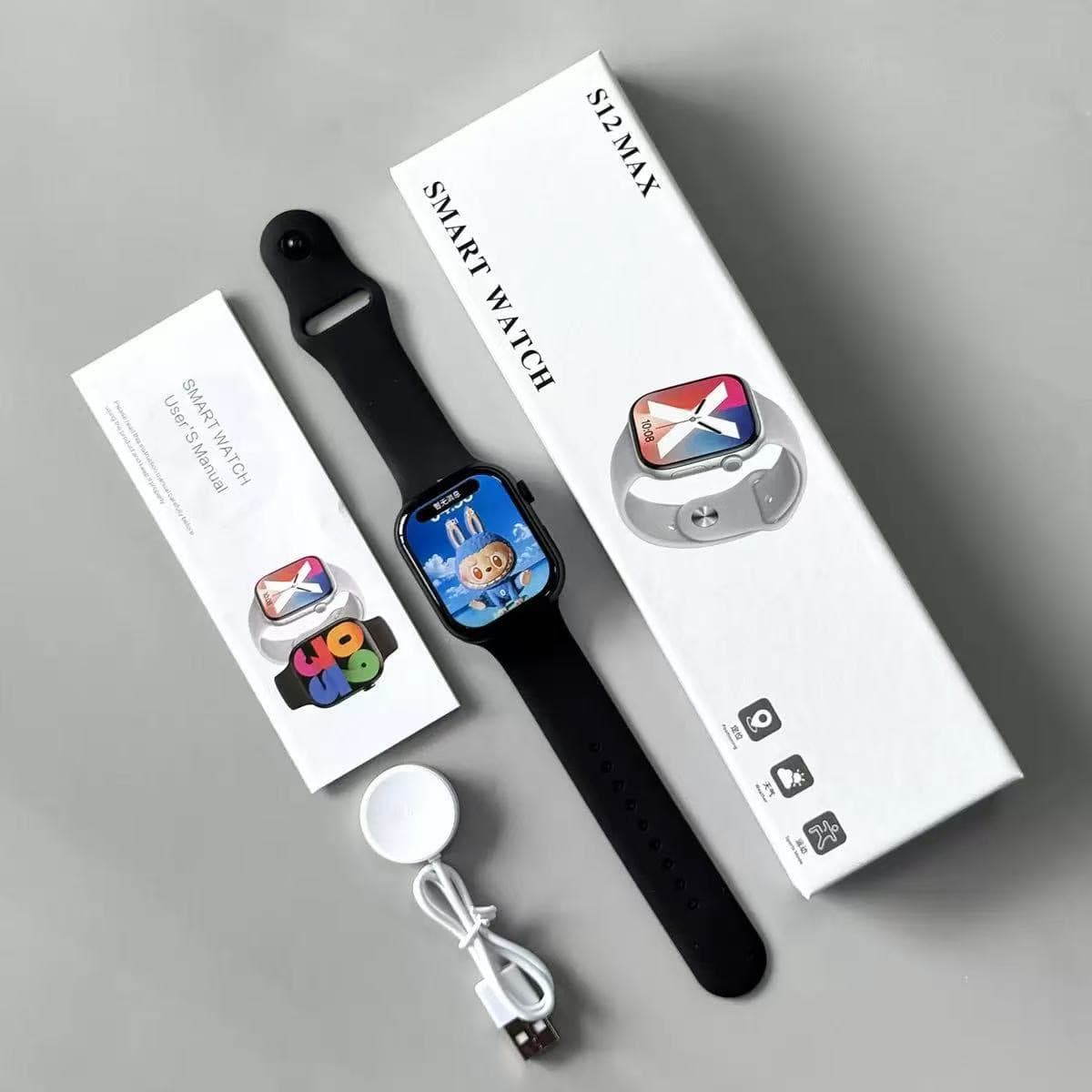 S12MAX Smart Watch Gaming Blood Glucose Heart Rate Sleep Call NFC Payment Bluetooth Huaqiangbei S11 Watch