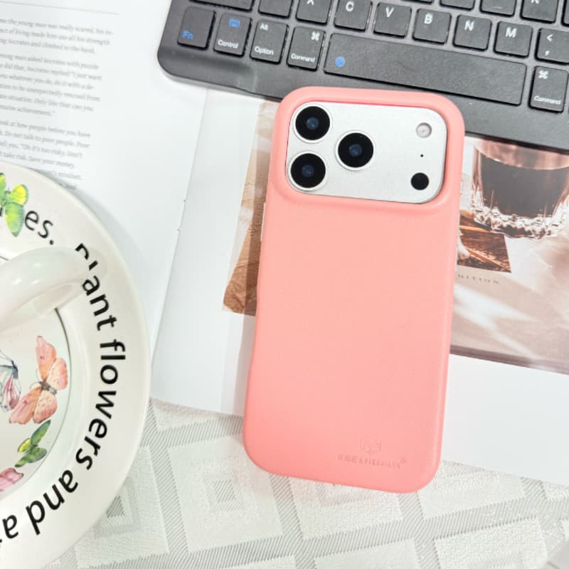 Suitable for iPhone17pro solid color simple mobile phone case, delicate and skin-friendly all-inclusive anti-fall iPhone mobile phone case