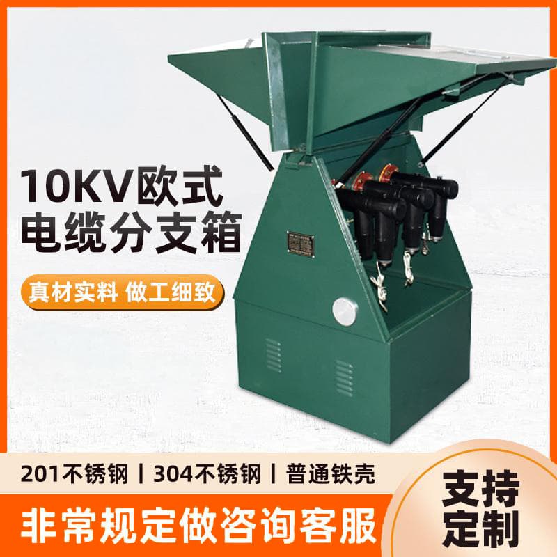 10kV-35kV Outdoor High Voltage Cable Branch Box, European Style Stainless Steel Connection Box (One Inlet, Two Outlets, Three Outlets, Four Outlets, Five Outlets)