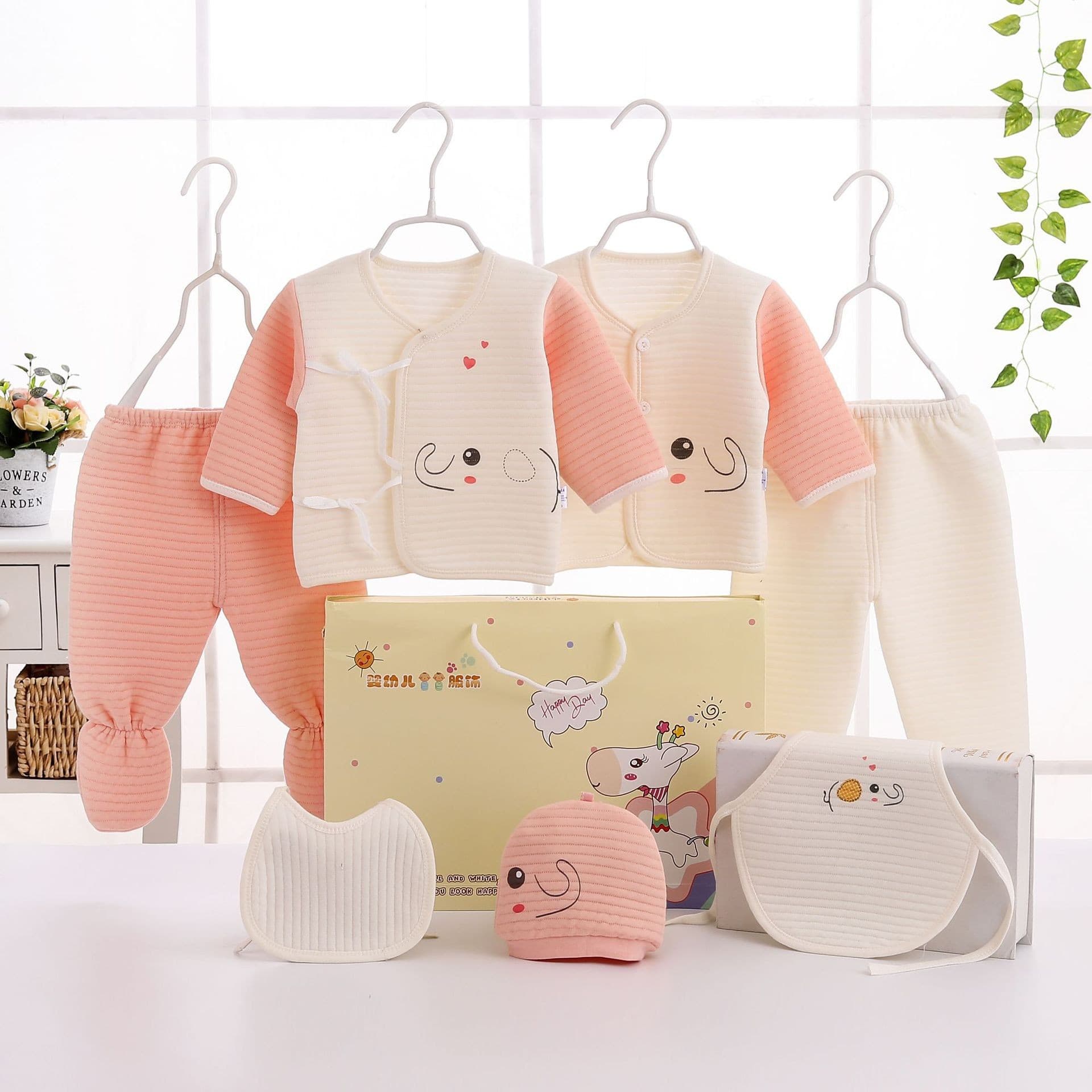 Factory Direct New Baby 7-Piece Set for Newborns 0-3 Months, Boys and Girls, Innerwear and Pants Children's Set