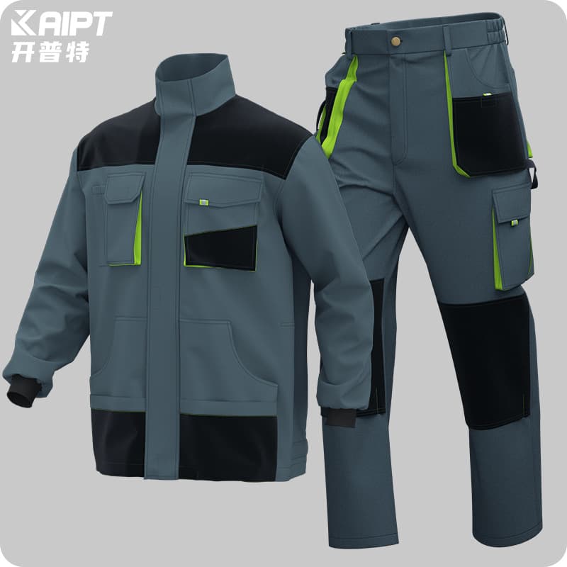 Cross-Border Multi-Pocket Workwear Set Customization European and American Multi-Pocket Cargo Pants Foreign Trade Labor Protection Clothing Custom