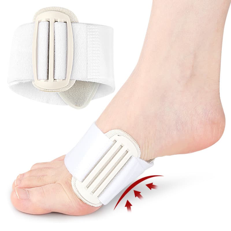 New Thumb Valgus Arch Support Cushion Shock-Absorbing Latex Foot Pad for Flat Feet Anti-Slip Support Pad for Men and Women
