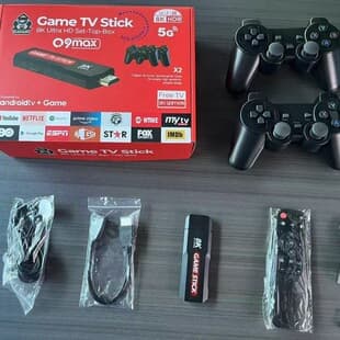 X2Plus Home Game Console 2.4G Wireless Bluetooth Controller TV Game Console HD Dual Joystick Game Console