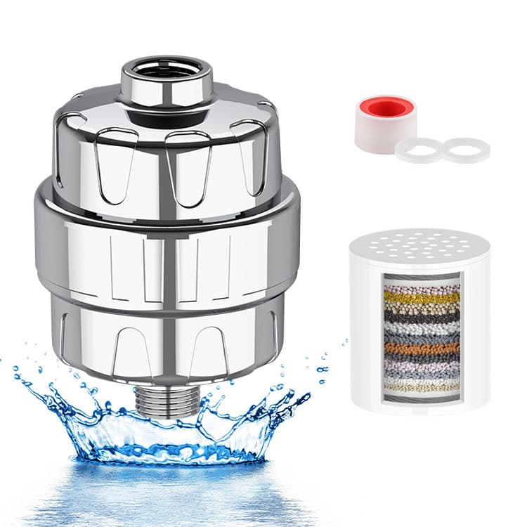 15-stage shower head with residual chlorine removal function, shower water softener and purifier, shower filter.