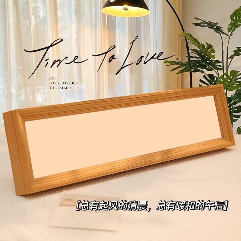 Calligraphy and painting frame, calligraphy frame, photo frame, calligraphy and painting frame, wall mounted frame, rectangular horizontal version, extended vertical version, wood color frame
