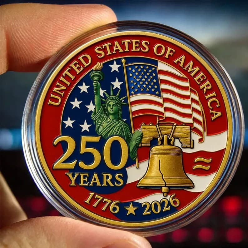 New Cross-Border 2D Flat Acrylic UV Print Veteran Commemorative Coin Foreign Trade Army Commemorative Medal Figure