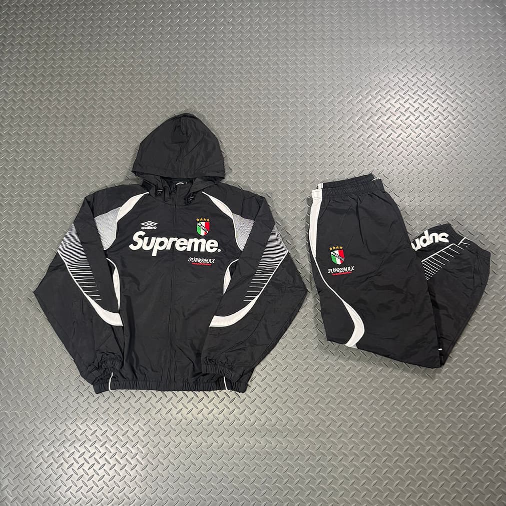 Cross-border Streetwear Sup Tracksuit Windbreaker Sports Suit Set Jacket + Pants Outdoor Jacket Coat