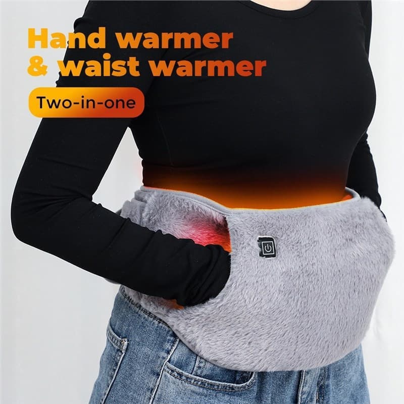 Cross-Border New Electric Heating Warm Belt, 3-Level Temperature Adjustment, Hand Warmer Pocket, Period Pain Relief