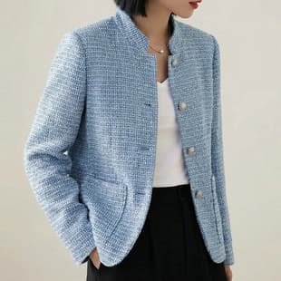 Old Money Style/Wool Tweed Chinese-style Jacket for Women 2026 Spring Fashion Little Chanel Style New Spring and Autumn