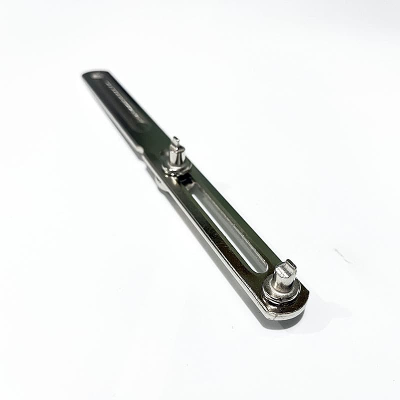 Watch Repair Tool Watch Case Opener Two-Prong Watch Back Opener Extended Version for Removing Back Cover to Replace Battery Grooved Back Cover