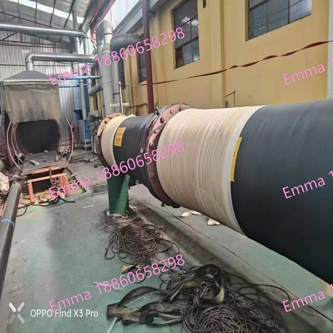 Large-diameter suction and discharge mud hose DN100-600mm, steel wire wound high-pressure drainage hose, wear and corrosion-resistant