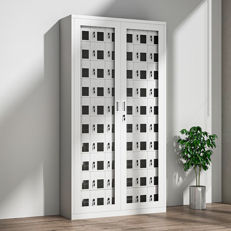 Electronic locker with facial recognition, wall-mounted cabinet, smartphone storage cabinet, charging cabinet 5kw power storage locker