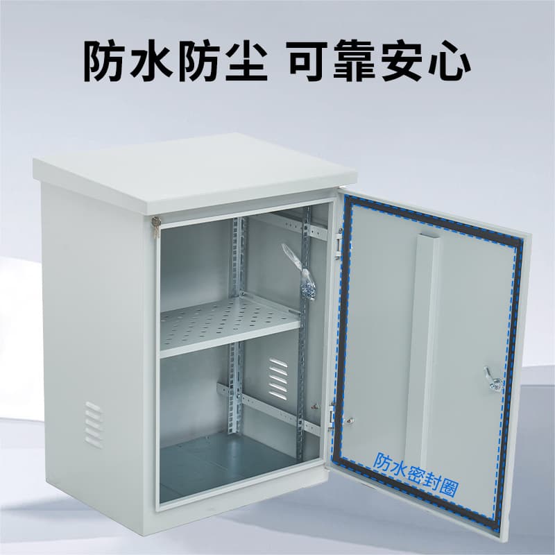 Outdoor Wall-Mounted Weatherproof Cabinet, Waterproof and Dustproof Network Enclosure, Server Cabinet, Surveillance System Cabinet