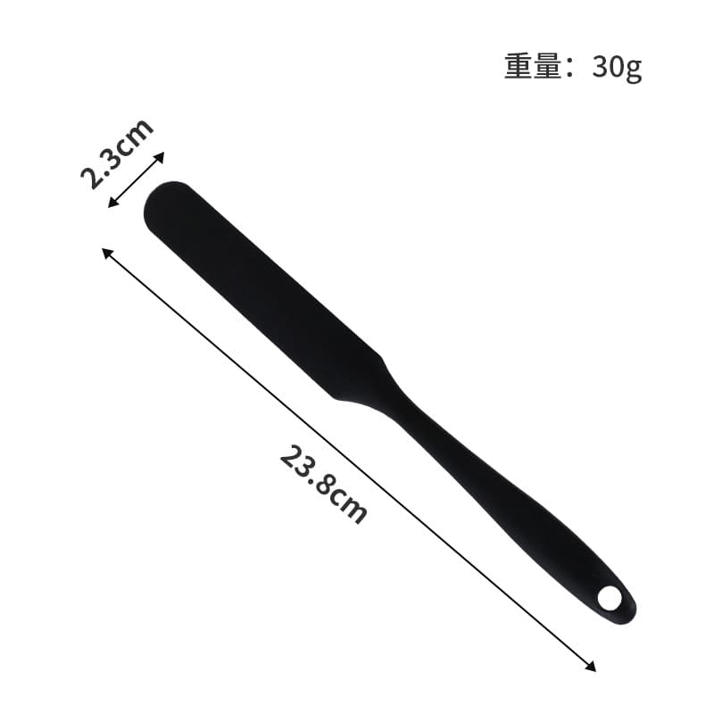 Silicone One-Piece Cream Spatula Long Scraper Jam Spatula Cake Spatula Spreading Mixing Cream Knife