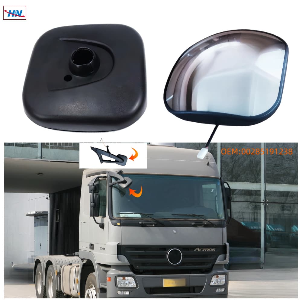 Triangular Lower View Mirror Front Small Square Mirror 3341 4141 2644 2641 for Mercedes-Benz Actros Truck Accessories