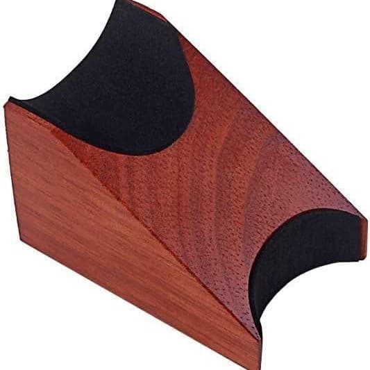 in stock guitar stand wooden guitar neck brace support pillow, two height design electric guitar bass pillow
