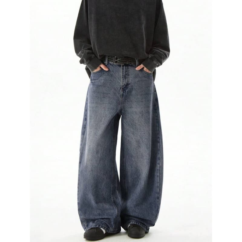Autumn New Cross-Border Foreign Trade Jeans Street Style Loose Boyfriend Jeans