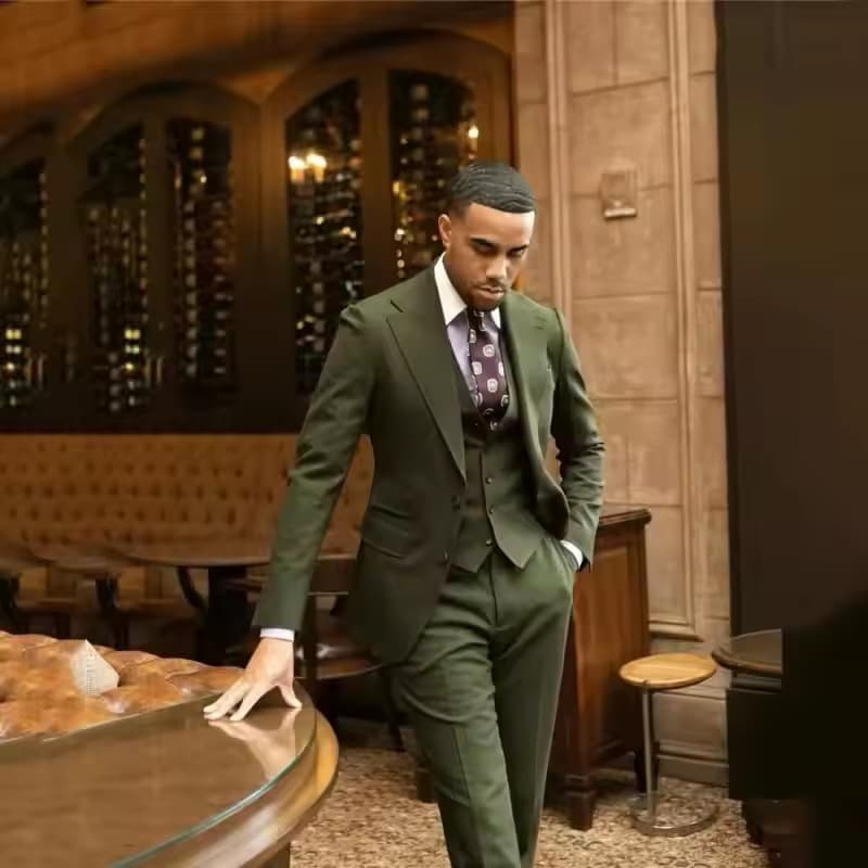 High-End Business Suit Set for Workplace Interviews, Workwear, Foreign Trade, Cross-Border E-Commerce, and Wedding Suits