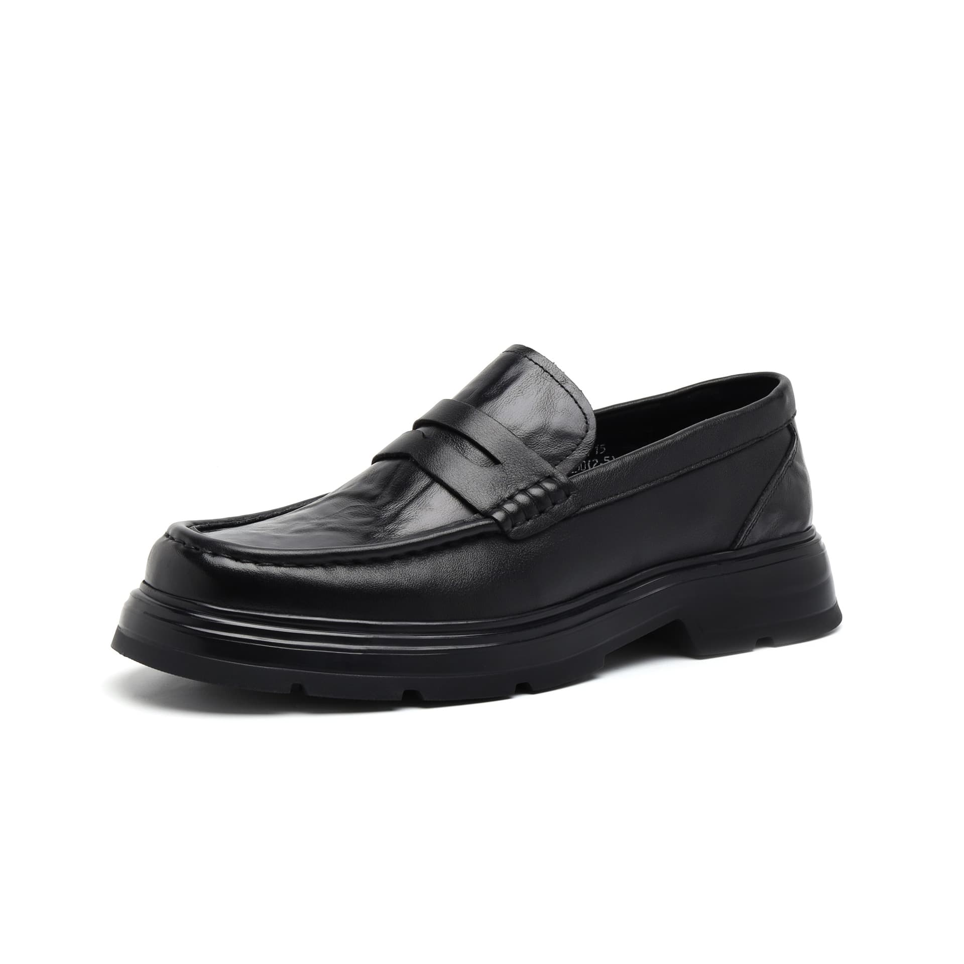 Men's shoes summer British style business casual shoes pointed toe formal leather shoes slip-on toe layer cowhide black wedding shoes