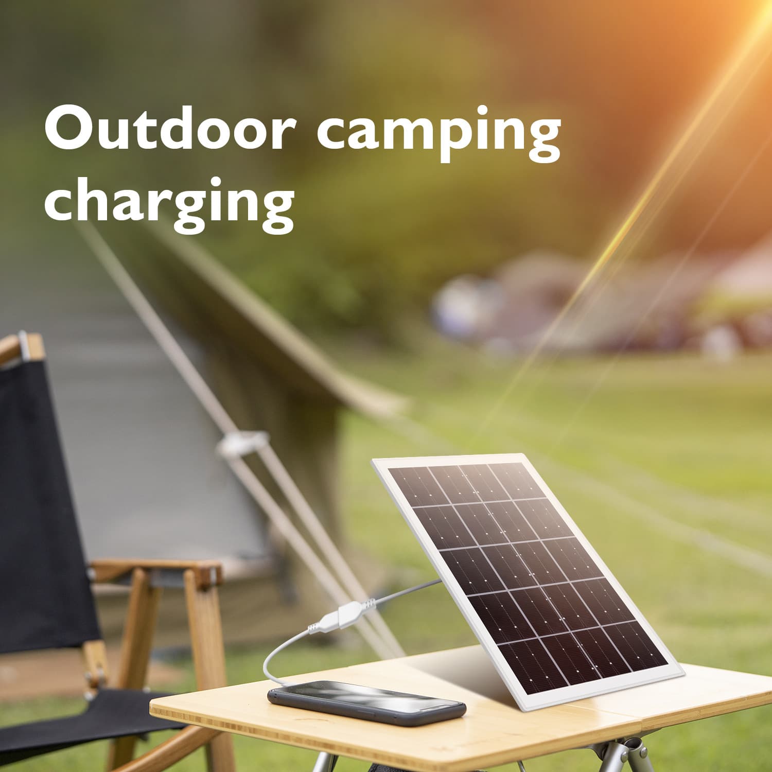 5V3W solar mobile phone charging board outdoor camping picnic emergency photovoltaic panel usb interface portable photovoltaic