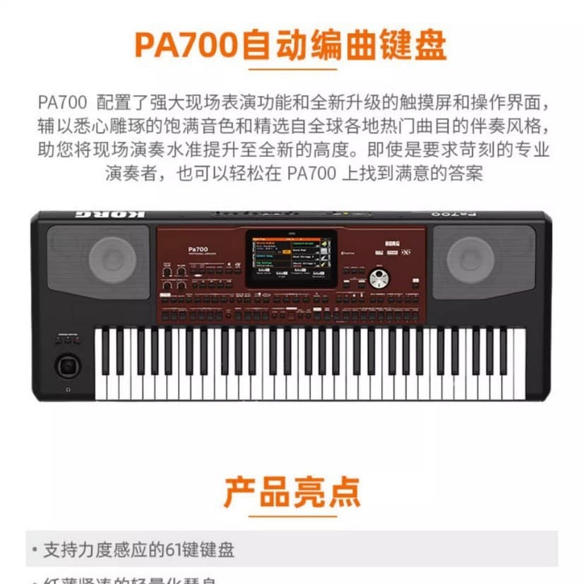KORG PA600 PA700 PA1000 synthesizer professional accompaniment arranger keyboard in stock
