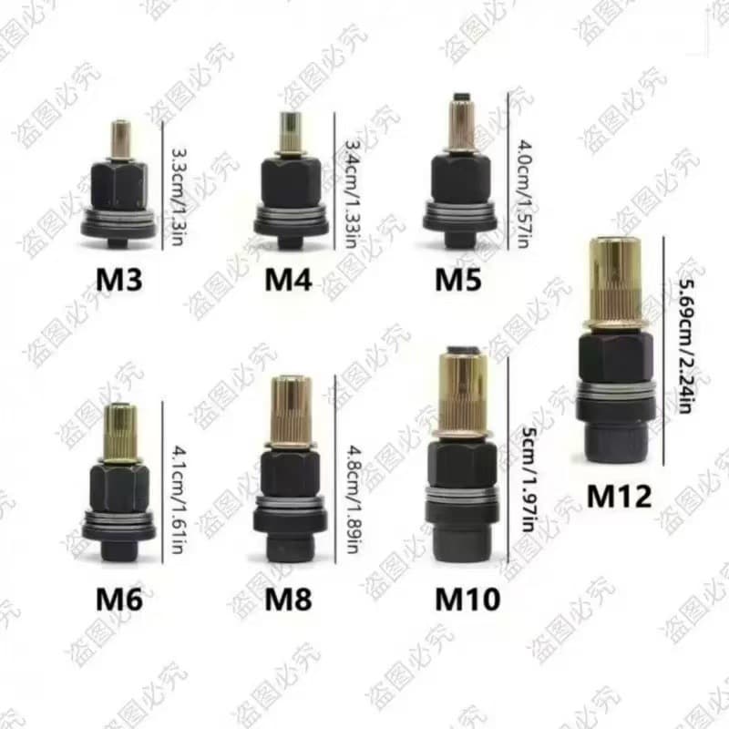 M3-M12 electric rivet head, manual rivet tool head, rivet gun