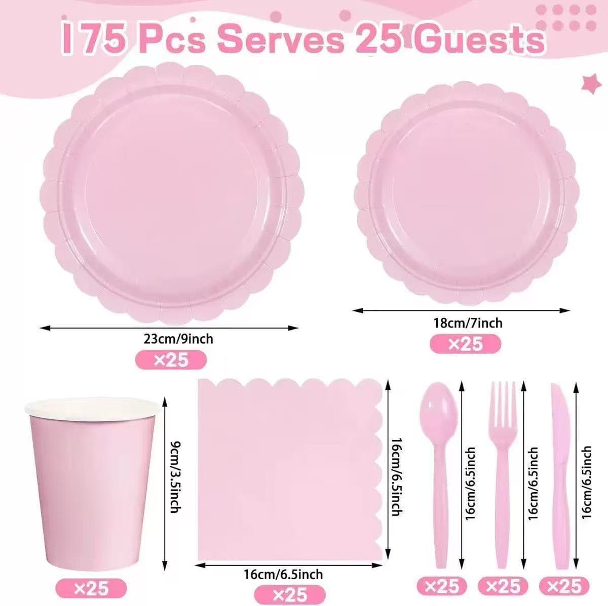 Best-selling New Solid Color Lace Birthday Party Theme Disposable Paper Plates Cups Napkins Tableware Decorations