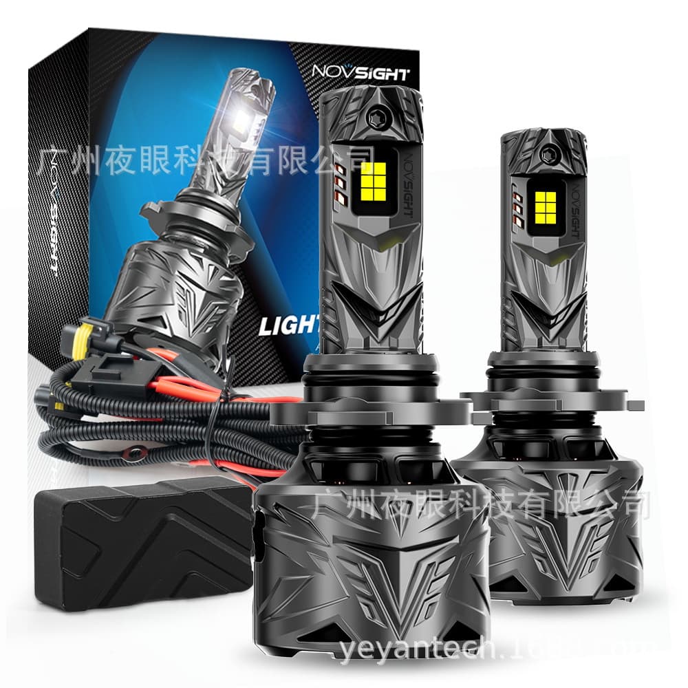 Novsight N70 Series New Bulbs Best-Selling Cross-Border Automotive LED Headlights for Europe, America, and Amazon