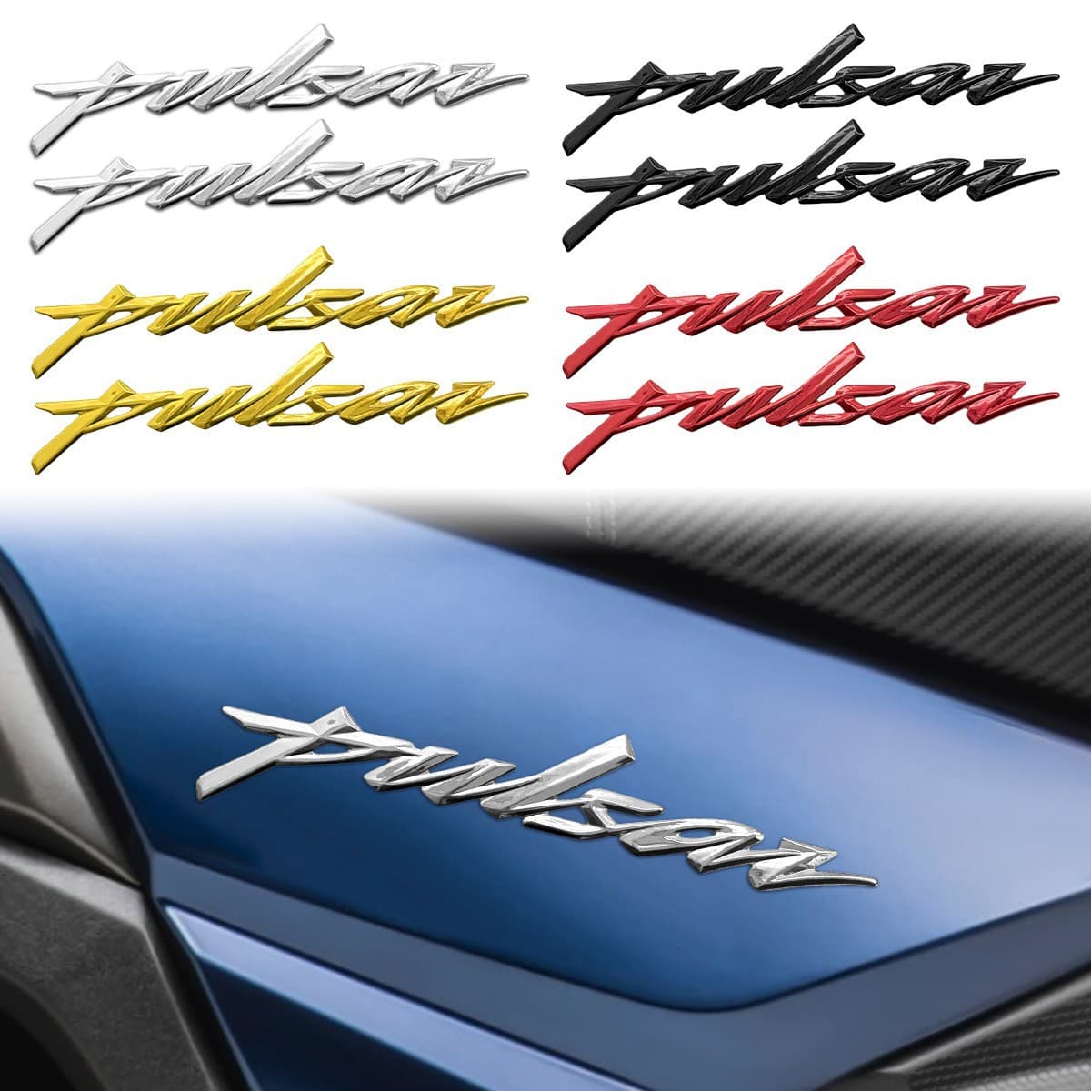 Suitable for Pulsar Motorcycle Modified Fuel Tank Stickers Waterproof Soft Glue Personalized Decorative Decals Body Stickers Logo Stickers