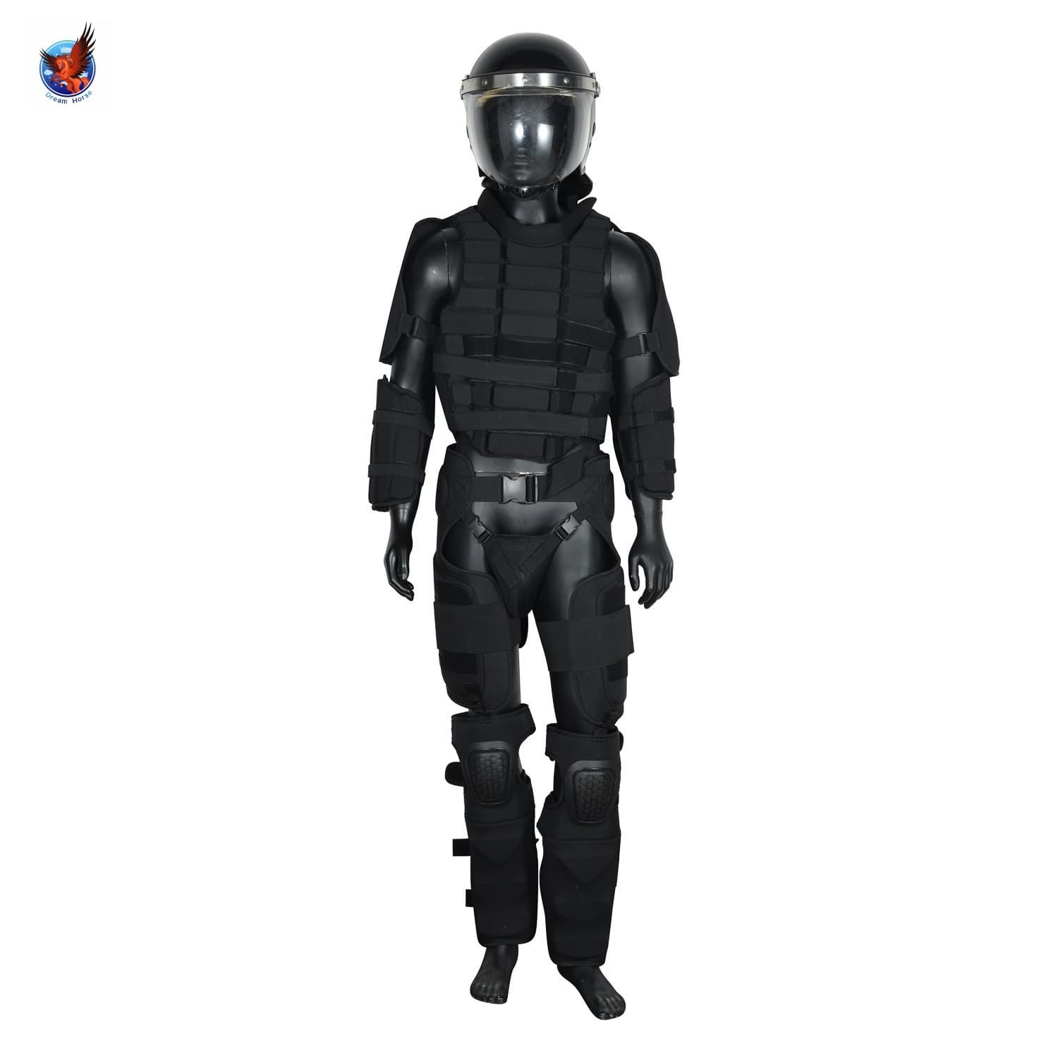 Mengma Product Factory Direct Black Anti-Beating Flame-Retardant Quality Protective Suit Riot Suit Law Enforcement Duty Set