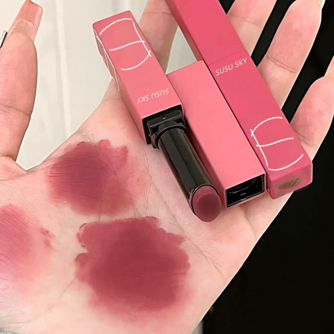 Lip Glaze Lipstick Lip Tint Stain Cosmetics Beauty Skin Care Makeup Women's Fashion Red Pink Purple Nude Brown