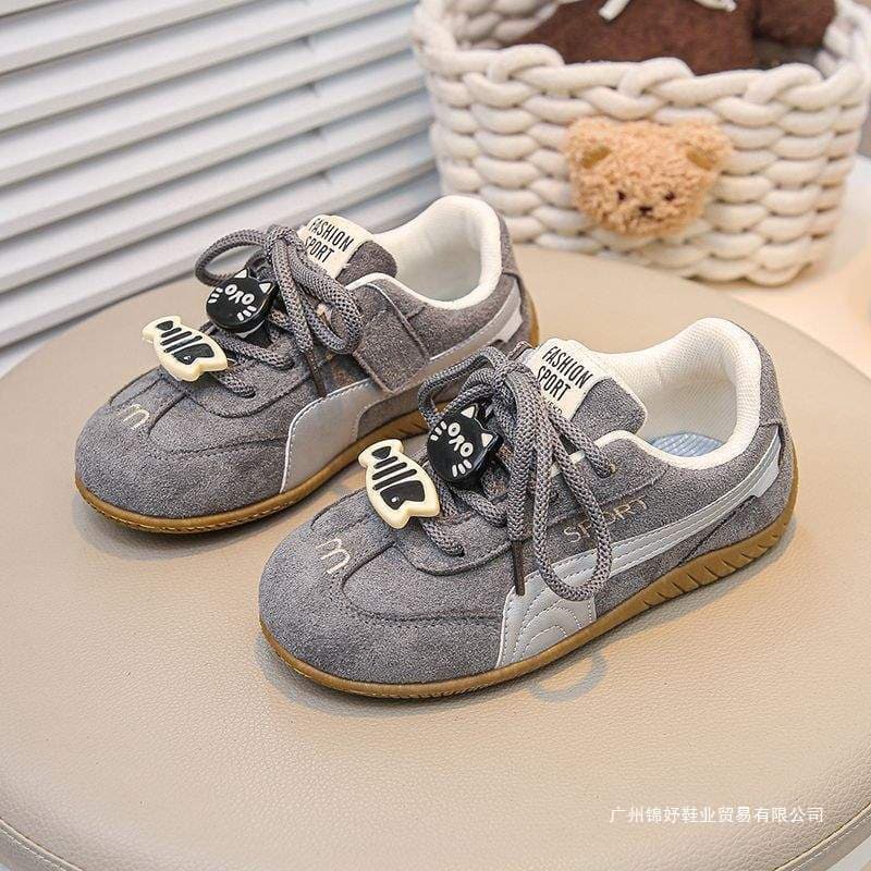 Children's Shoes Autumn 2025 New Single Shoes Baby Boys Soft Sole Shoes Girls Non-slip Agassi Shoes German Training Shoes
