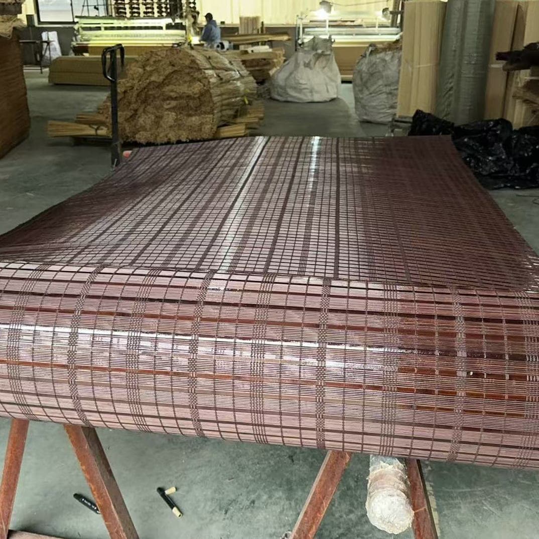 Anji Haitao Bamboo Wood Korean Style Blackout Bamboo Curtain High Quality Hot Selling Blackout Curtain Wholesale Factory Supply