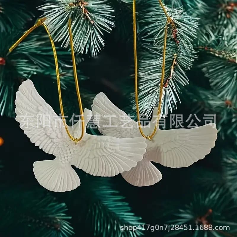 Cross-border hot selling pigeon statue pendant creative home holiday pendant jewelry courtyard decoration