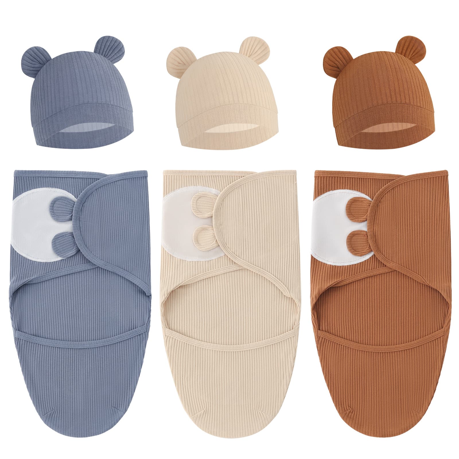 Imported New Swaddle for Newborns, Anti-Startle Delivery Room Swaddle Cloth, Quick Diaper Change Spring Cocoon Sleeping Bag