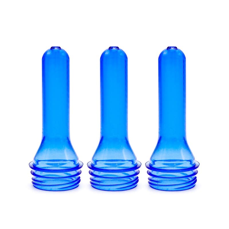 Multi-spec weight customizable color bottle preform, 29/25 water-deep blue PET bottle preform