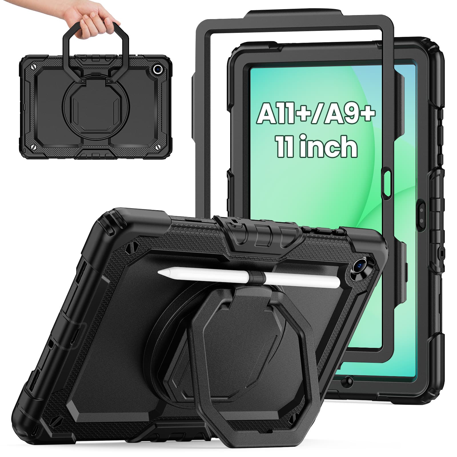 Compatible with A11plus Samsung Tablet Tab Case S6lite Protective Cover S10FE/S11 Silicone Shockproof
