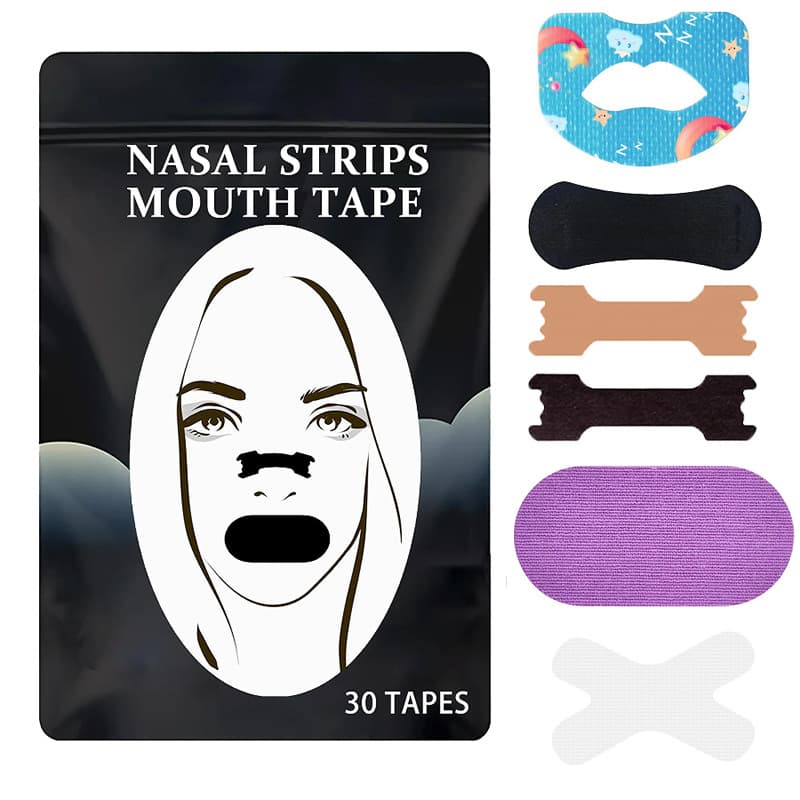 Anti-snoring patches for children and adults, mouth-sealing patches, physical anti-snoring patches, mouth-correcting patches.