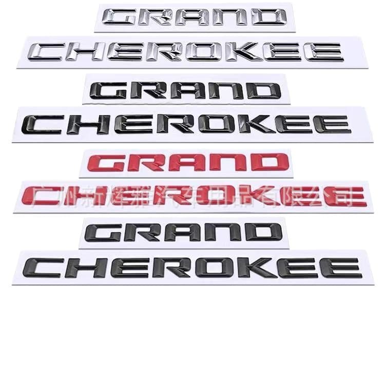 Compatible with Jeep Grand Cherokee Off-Road Fender Side Badge Side Door Decal