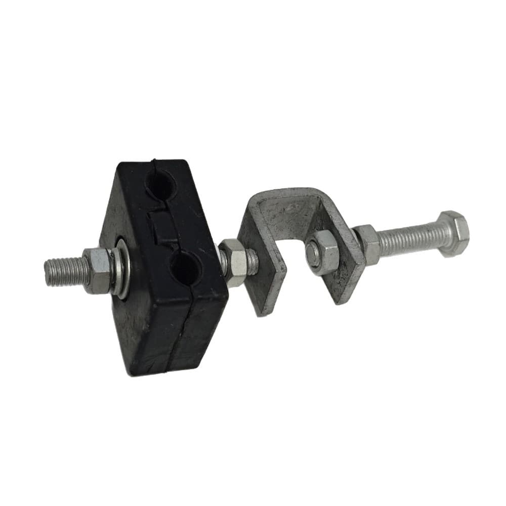 Factory price processed cable downlead clamp, insulated cable clamp, cable fixing fixture, fastening cable downlead clamp