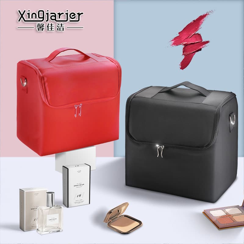 Large Professional Tattoo Makeup Tool Box Beauty Nail Handheld Portable Storage Bag Semi-Permanent Tool Kit Wholesale