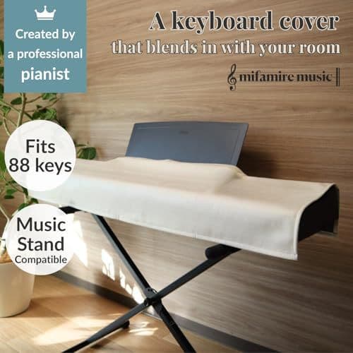 Factory Direct Hot-Selling 88-Key Universal Electric Piano Cover with Open Music Stand, Velcro, Dustproof and Waterproof Cloth