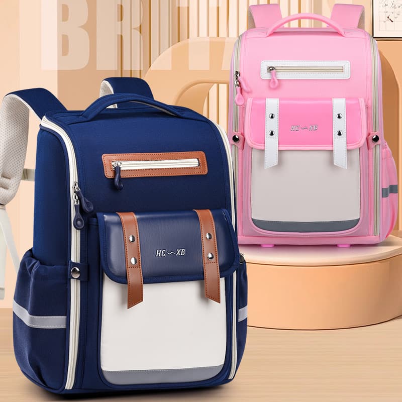 School bag for grades 1-3 scientific spine protection school bag for primary school students 1-6 grade backpack burden reduction children's school bag backpack
