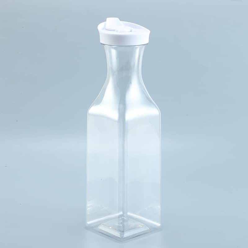 1.5ML Regular Sealed Water Cup Juice Pitcher Lemon Outdoor Juice Bottle Transparent Cold Drink Plastic