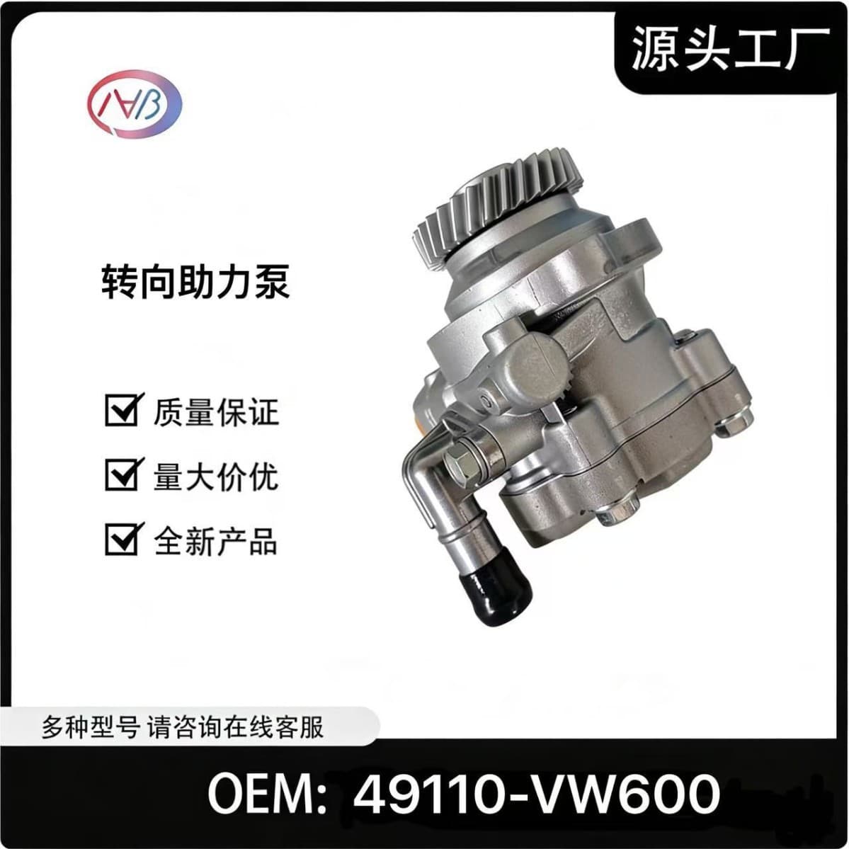 49110-VW600 Power Steering Pump for Nissan Navara Cabstar URVAN ZD30