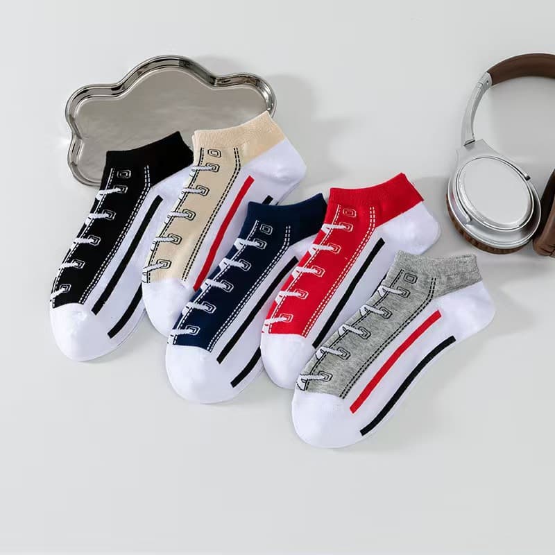 Drop Shipping Unisex Four-Season Anti-Odor Moisture-Wicking Short Socks Disposable Socks Men's Cotton Socks