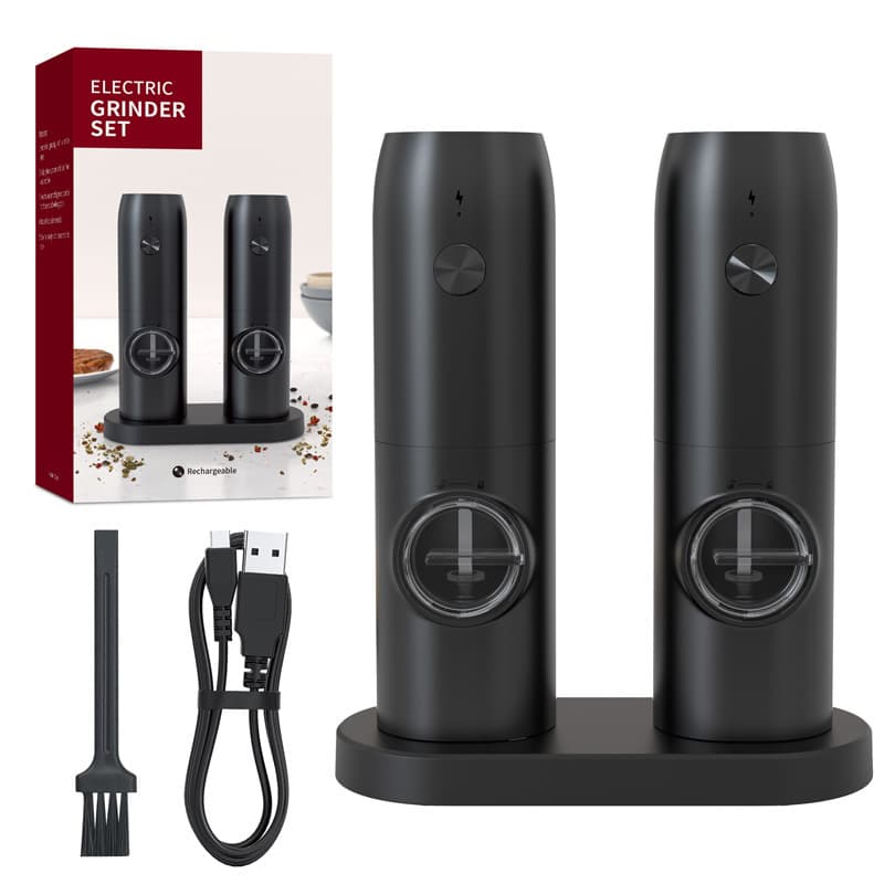 Electric pepper grinder pepper grinder black pepper sea salt grinder sea salt grinding bottle household pepper grinder