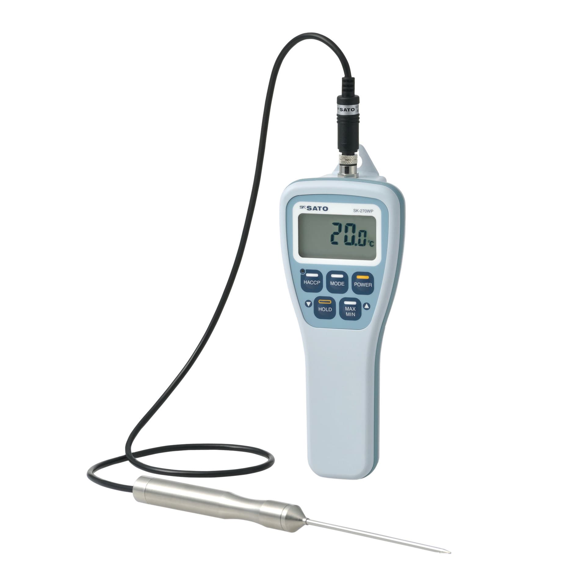 SIBATA Shibata Scientific 080320-2701 Waterproof Digital Thermometer SK-270WP