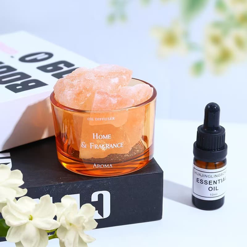 Aroma Diffuser Stone Crystal Scented Ornament for Bedroom, Long-Lasting Home Room Decor Gift, Niche Premium Essential Oil Flameless Fragrance